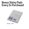 Sticky Notes 75mm x 75mm Bonus
